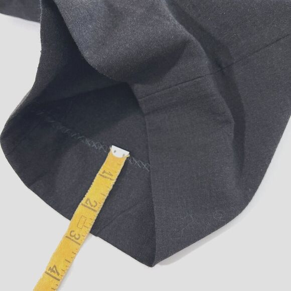 Balenciaga Pants Women 34x26 Grey Wool Cashmere Trouser Baggy Ankle High Rise - Picture 9 of 13